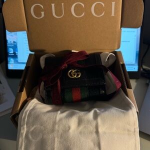 Gucci Ophidia Leather French Wallet